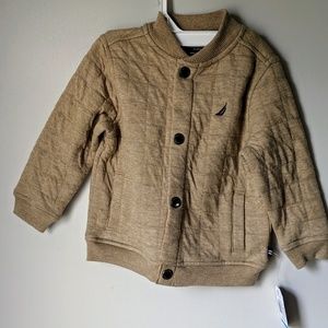 Nautica Camel Colored Lightweight Quilted Jacket